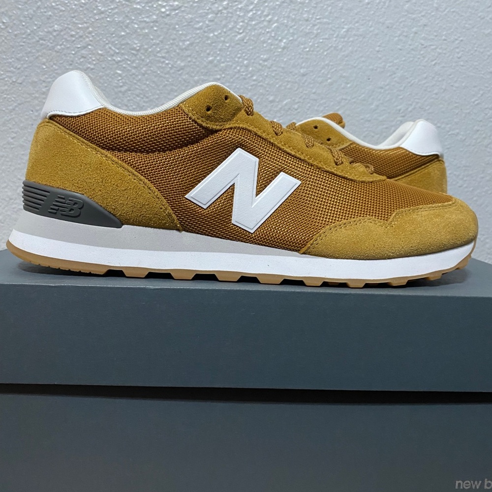 New Balance 515 v3 Shoes Wheat White Gray Men's Size 11